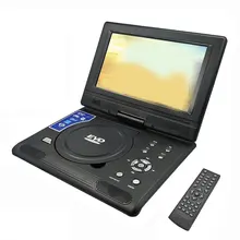 Многофункциональный 9,8 дюймов HD tv Портативный dvd-плеер HD портативный CD ТВ плеер мультимедийный плеер lcd дисплей LMD998