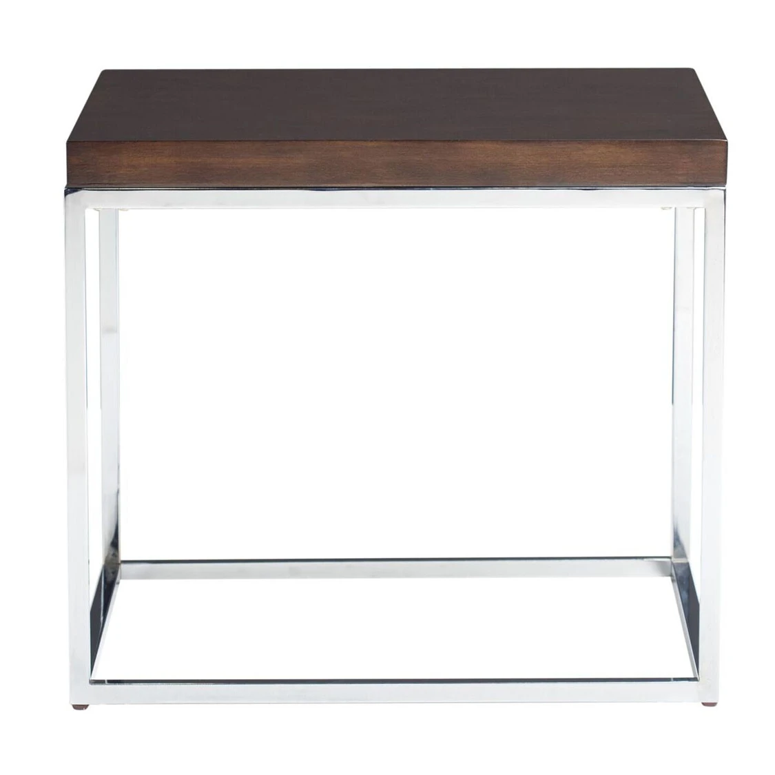 Offex Pergola 25 Side Table Chrome / Java (3)