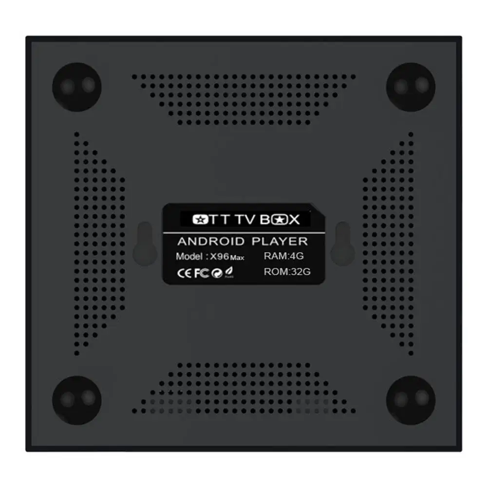 Оригинальный Смарт ТВ бокс Vorke X96 MAX на Android 8 1 Amlogic S905x2 4G DDR4 32 Гб 64 EMMC 2 4G/5G WIFI Bluetooth LAN