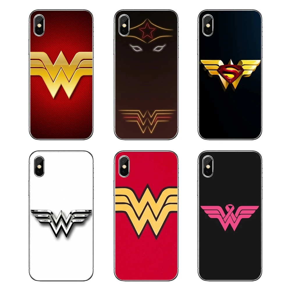 Soft Transparent Cases Covers For Xiaomi Redmi 4X S2 3S Note 3 4 5 6 6A Por Pocophone F1 Mi Wonder woman clothing color |