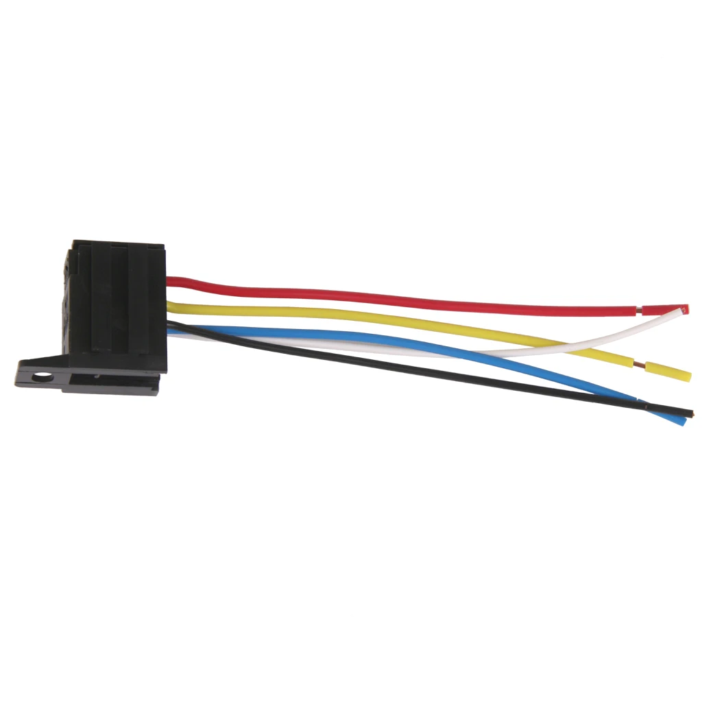 DC 12V 20A/30A AMP 5-Pin Relay Relays 5 Wire Wiring Harness Socket
