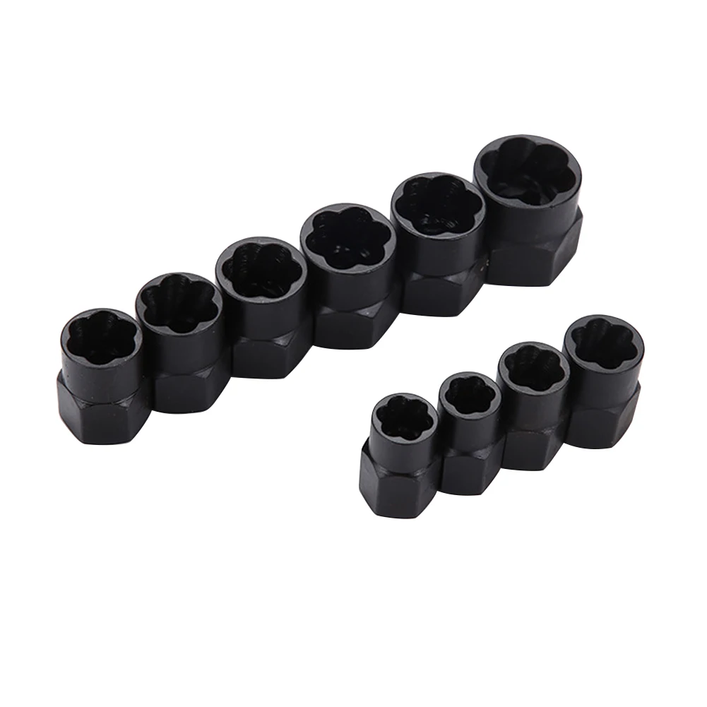 

10pcs/set Home Hand Tool Damaged Stud Extract Spiral Cut Teeth Alloy Steel Rustproof Accessories Nut Bolt Remover Hard Metric