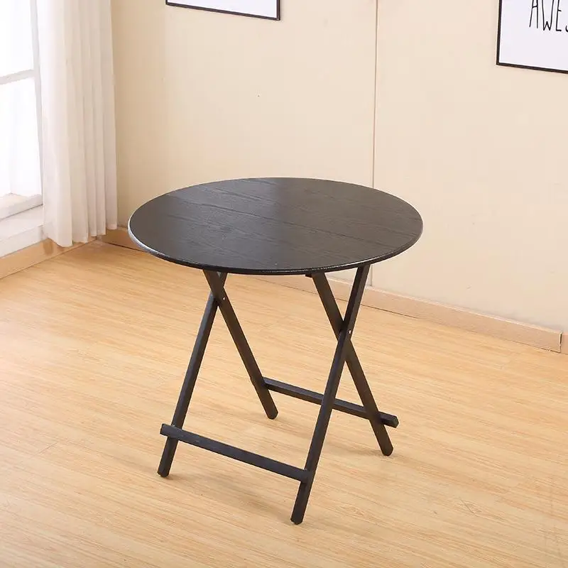 0% складной стол домашний стол простой открытый стол для киоска маленькая Квартира круглый рис портативный маленький балкон обеденный стол - Цвет: style 9