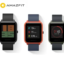 Смарт-часы Xiaomi Amazfit Youth Edition Bip BIT PACE Lite Bluetooth 4,0 gps монитор сердечного ритма 45 дней в режиме ожидания IP68 Прямая поставка
