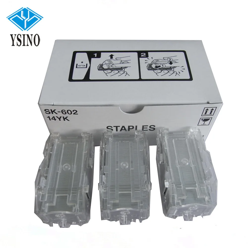 

1Set 14YK SK602 Staple Cartridges For Konica Minolta Bizhub C454 C554 C454e C554e C452 C552 C652 C654 C754 SK-602 FS-527