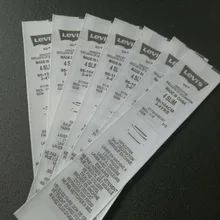 Ткань этикетке ленты трафаретной печати одежды печати