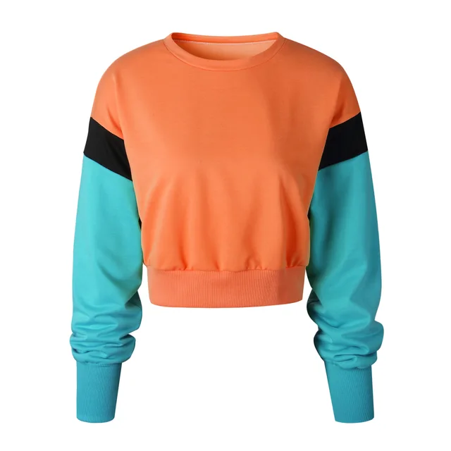 2018 New Women Autumn Winter Cute Orange Black Turquoise Hoodies Long ...