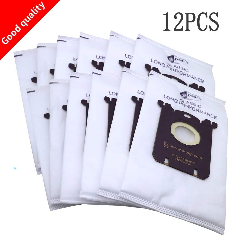 

12Pcs Dust Bag Vacuum Cleaner Bag S bag for Philips Electrolux FC8202 FC8204 FC9087 FC9088 HR8354 HR8360 HR8378 HR8426 HR8514