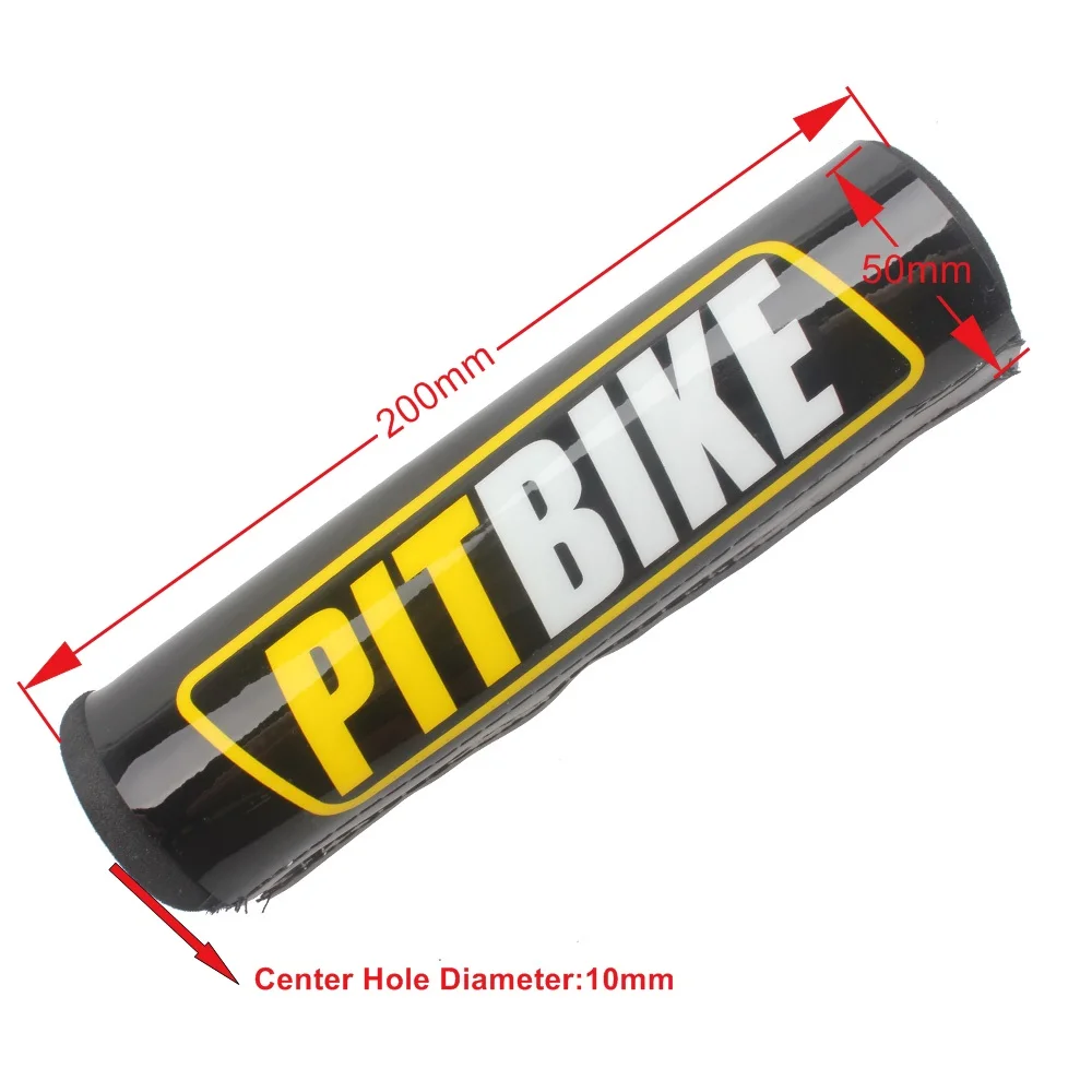 Crossbar Foam Handlebar Pad PITBIKE For Dirt Bike BLACKin Grips from