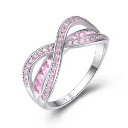 925 Серебряная форма маски кольцо розовые и круглые ювелирные изделия