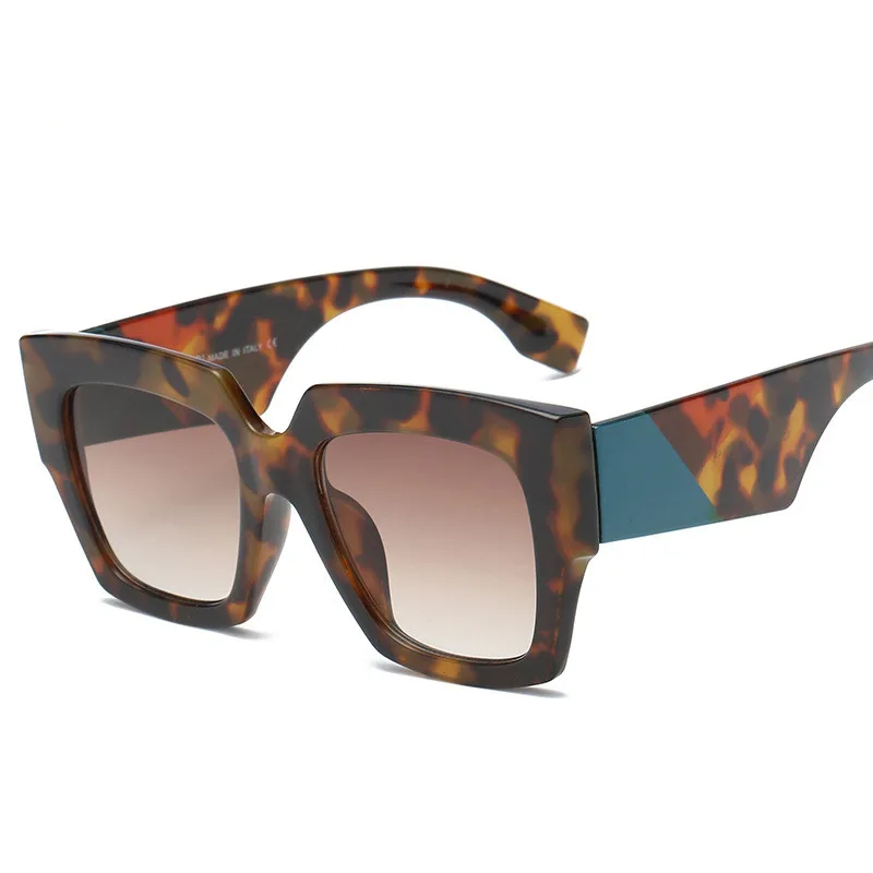 Брендовые дизайнерские солнцезащитные очки для женщин, градиентные, более размера d, солнцезащитные очки в стиле ретро, квадратные женские очки большого размера, UV400 lentes de sol mujer