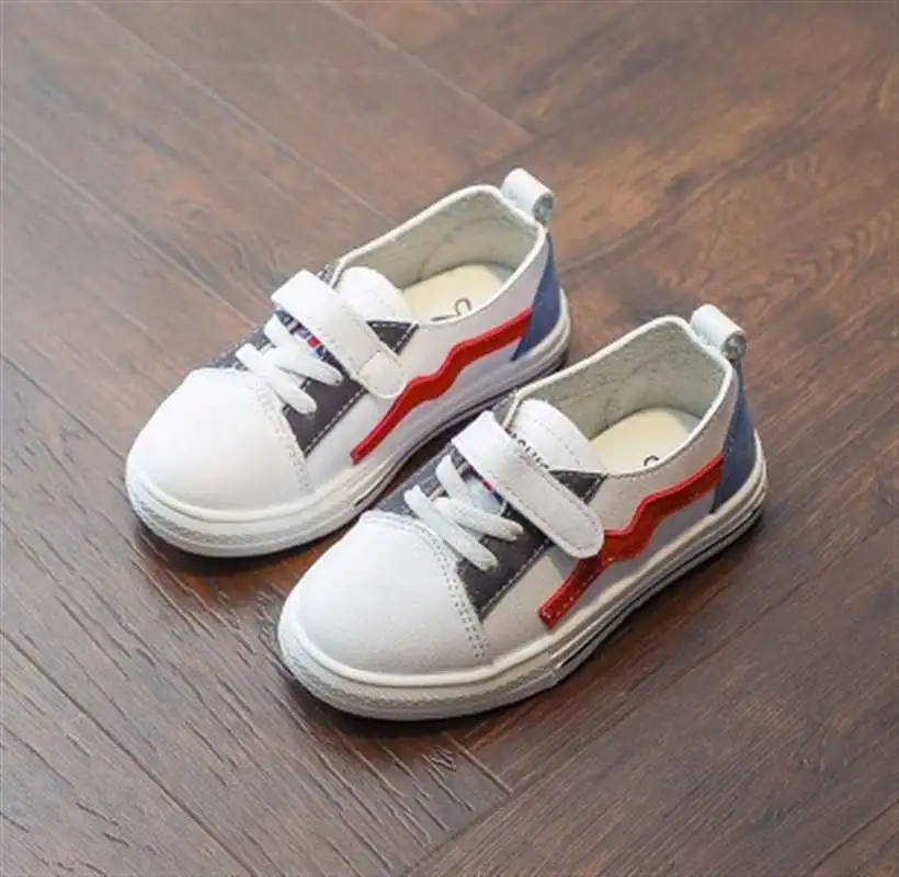 kids shoes children boys spring and autumn artificial PU green kids
