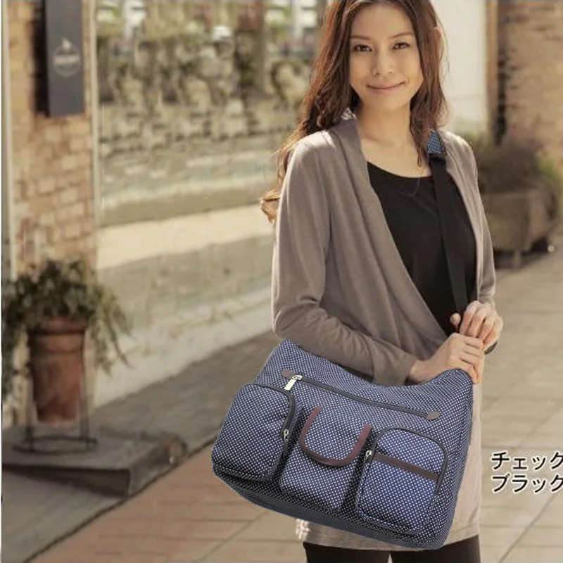 

Dot Large capacity Baby Diaper Bag Designer Cute Nursing Messenger Bag Mother's Maternity Waterproof Stroller Bag