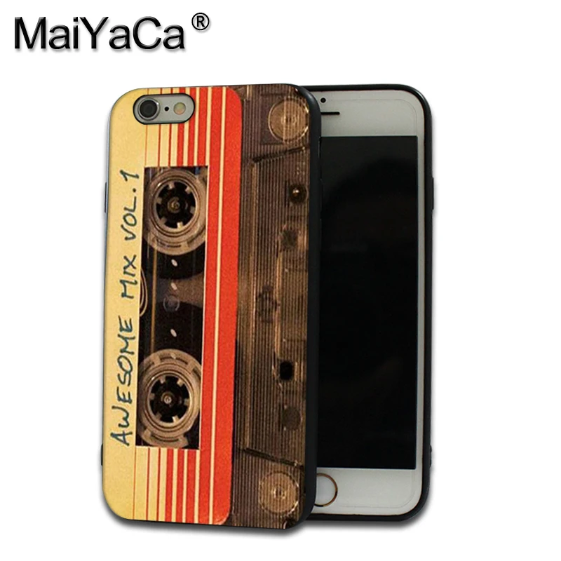 MaiYaCa силиконовый чехол для телефона для iphone 5S 6s 6s plus 7 8 plus 11pro max чехол mixtape винтажная магнитная лента кассета аудио лента чехол для iphone x xs max xr 11pro coque