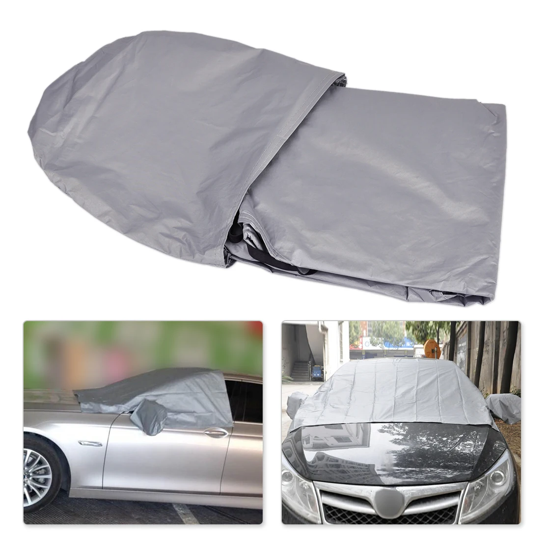 

CITALL Car SUV Foldable Grey Windshield Snow Visor Window Ice Frost Dust Cover Protector for Ford Focus BMW E39 E90 VW Audi Kia