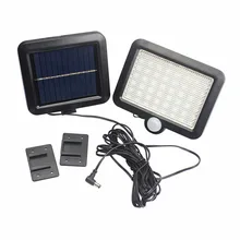 10 шт./лот IP65 56 светодиодный на солнечных батареях Открытый сад датчик движения безопасности прожектор светильник Точечный светильник прожекторы с солнечной батареей Точечный светильник s