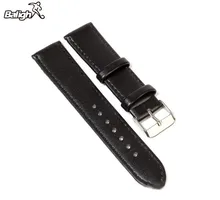 Mais recente Moda Relogio Strap Preto E Café Genuíno Couro De Jacaré Crocodile Grain Watch Band