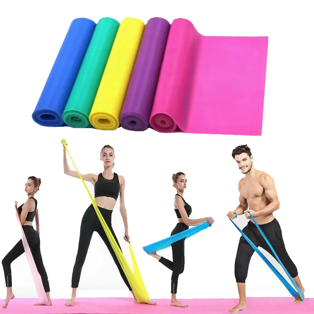 Natural 1.2Meter Resistance Bands pull up Elastic