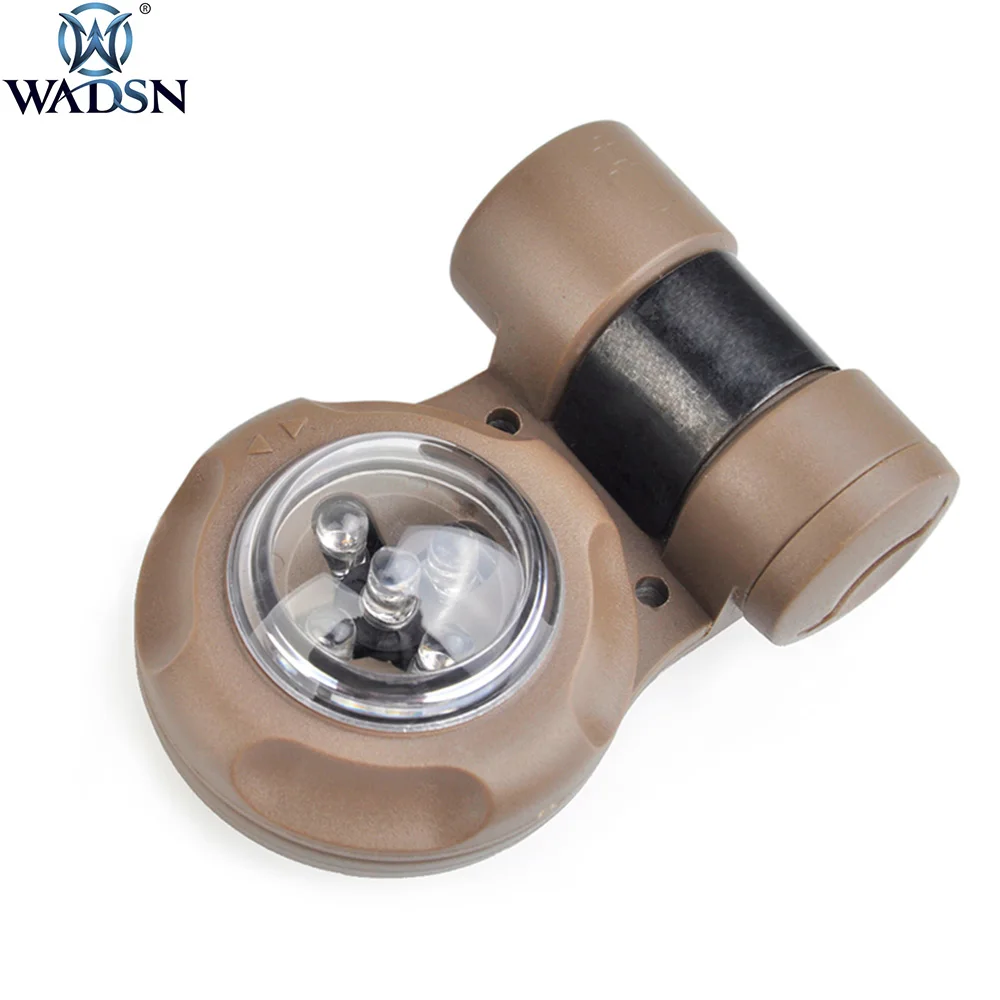 

WADSN Airsoft Survival Light IR Seals Version Strobe 2x Infrared, 3x Greenlight SOS Softair Flashlight WEX079