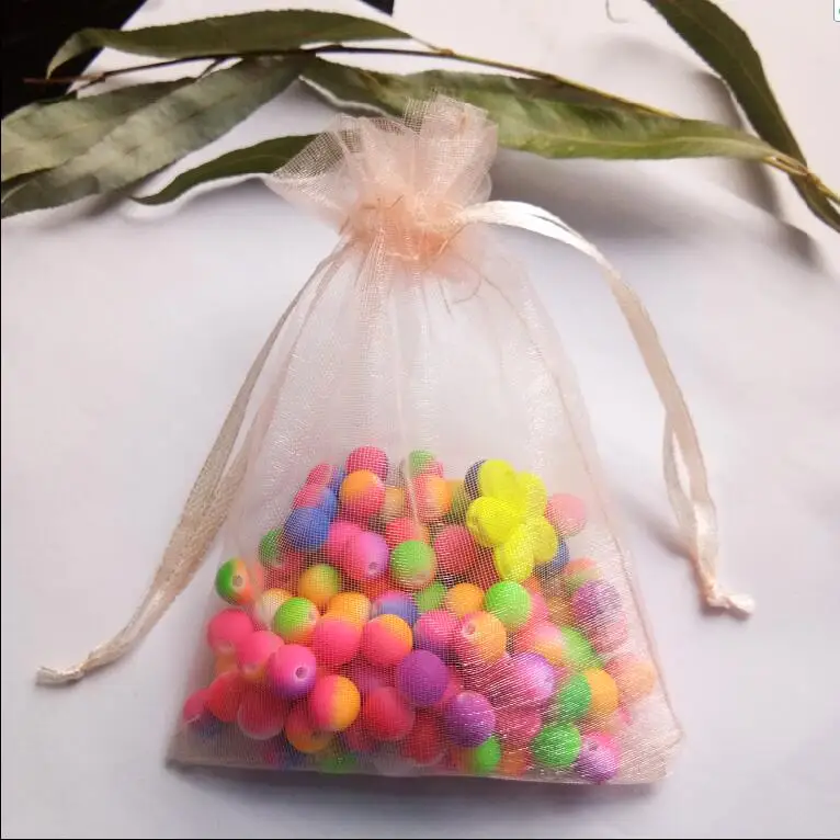 Лидер продаж 1000 шт. 11 см x 16 см drawstring Свадьба Рождество вечерние мешочек из органзы шнурок для упаковки ювелирных изделий Дисплей сумки