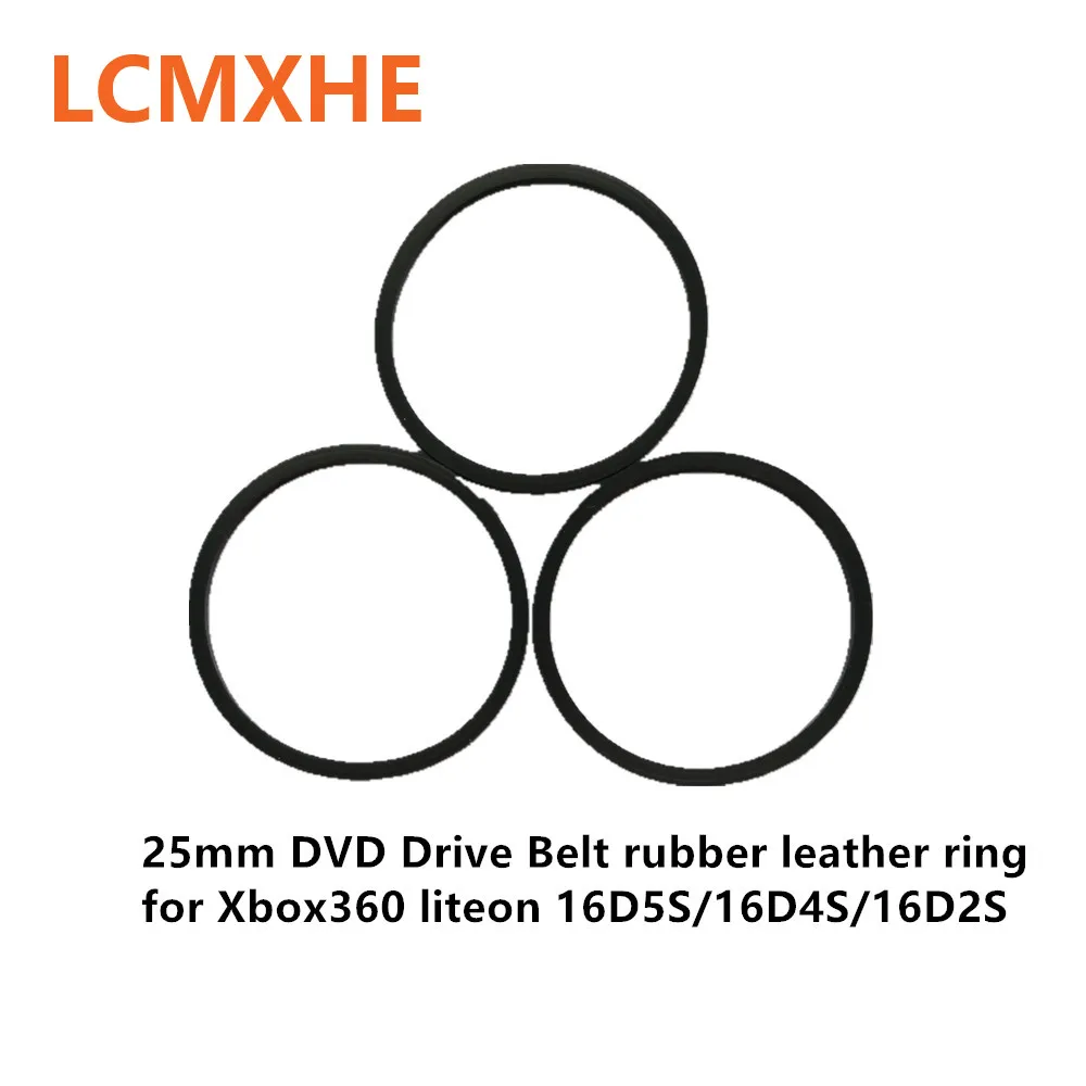 (10pc) 25mm DVD Drive Belt rubber leather ring for Xbox360 liteon 16D5S