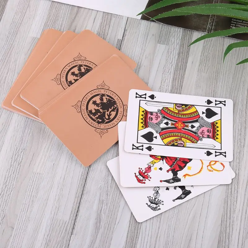 Ультра-тонкие игральные карты профессиональные Волшебные покер карты Маг реквизит бар Вечерние