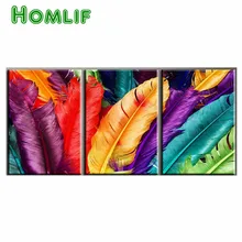 5d обычай алмаз живопись эйген фото красочными перьями attrape ревес plumes Мандала алмазов картина вышитая крестом