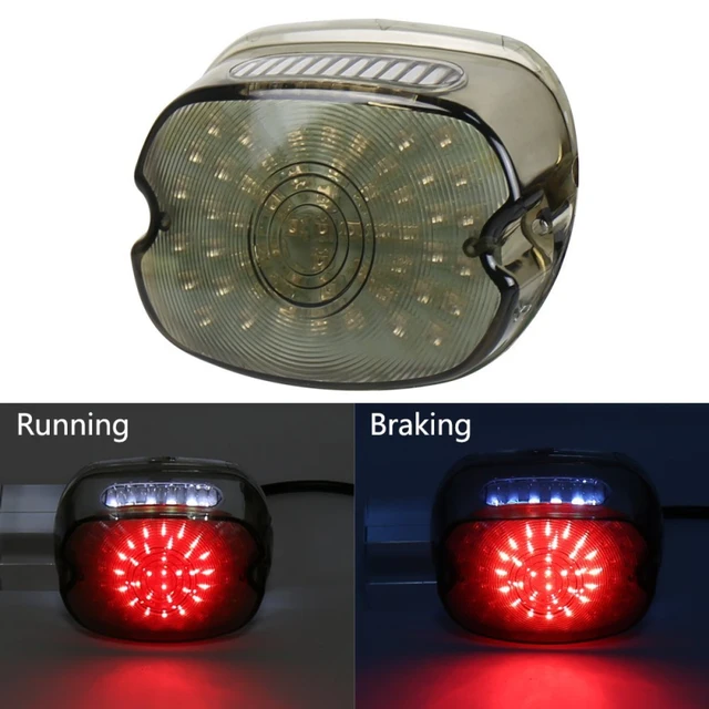 Smoke LED Tail End Light Harley Softail Sportster Road King Dyna Glide