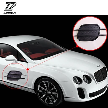 

ZD 2Pcs Car Stickers Door side decorative wind net for Renault duster megane 2 Audi a4 b6 a6 c5 Lada granta VW polo accessories