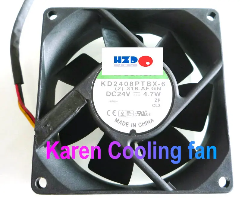 HZDO 8025 24V 4 7 W KD2408PTBX-6 охлаждающий вентилятор 80*80*25 мм | Компьютеры и офис