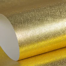 Золотая серебряная матовая фольга настенная бумага отражающая