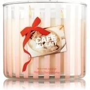 Bath and Body Works 14.5 Oz. 3-wick Candle Cafe Au Lait