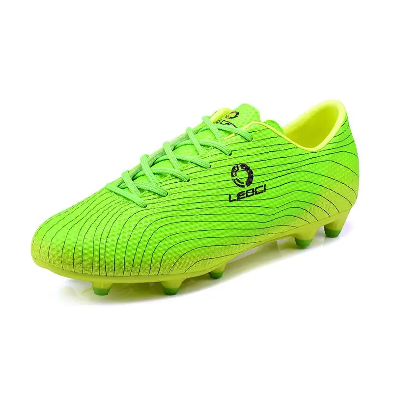 Leoci мужские футбольные бутсы для мальчиков, Детские уличные футбольные бутсы Fg Спортивная обувь высокого качества Voetbal Schoenen Размер 33-45 - Цвет: same as photo