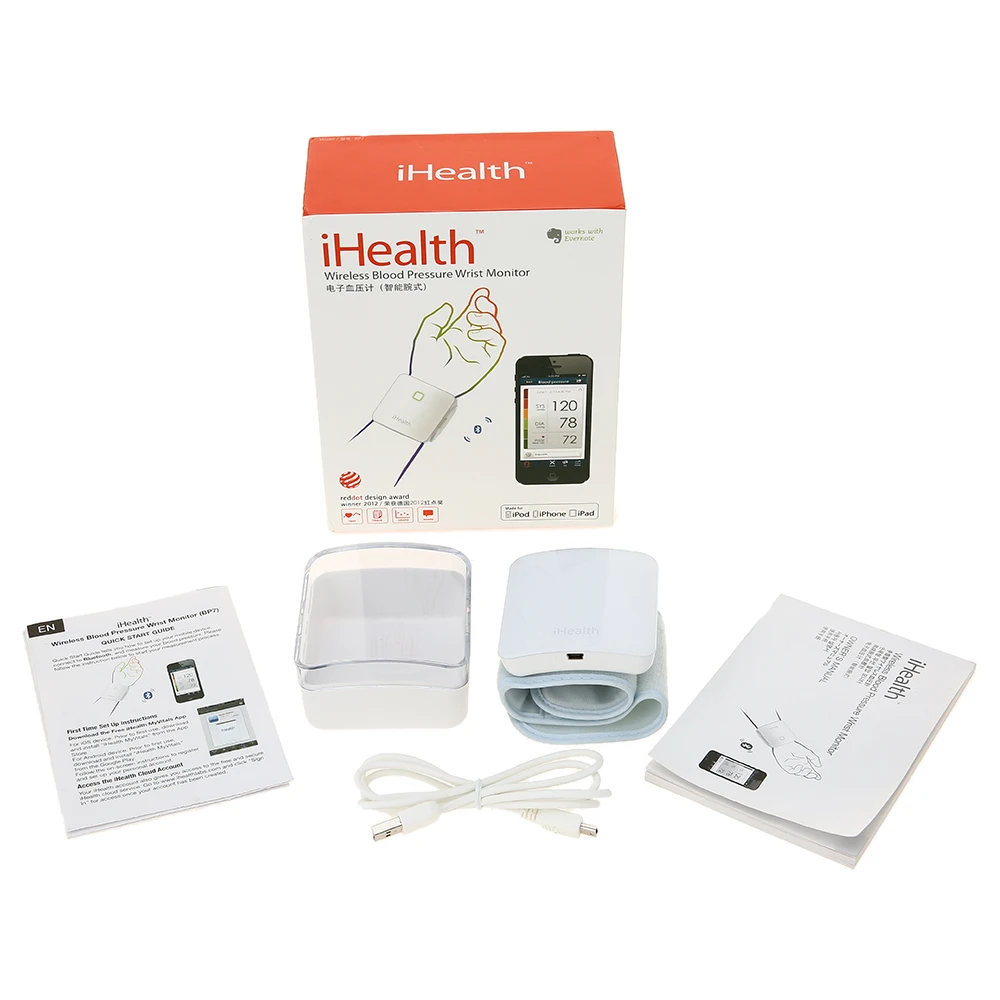 IHealth монитор кровяного давления, Электрический сфигмоманометр для запястья, измеритель сердечного ритма, автоматический пульсовый монитор, манжета для Xiaomi