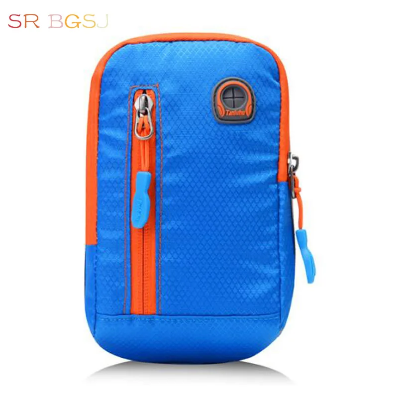 

Free Shipping Muliti Function Female Male Small Mini Light Package Arm Band Bag 6" With Shoulder Belt