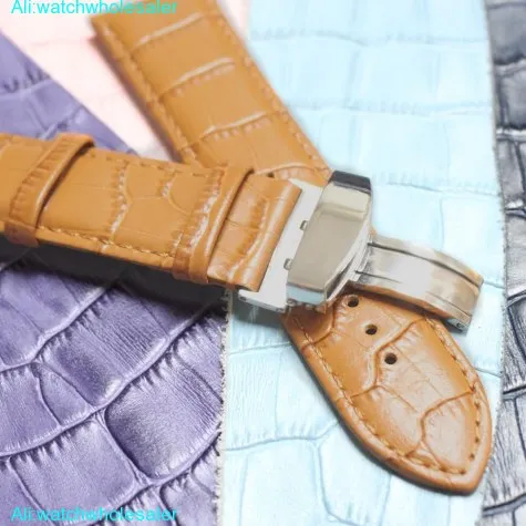 20mm All Genuine Leather Unisex L.Brown Stitch Tan Watch Straps WB1037F20GB