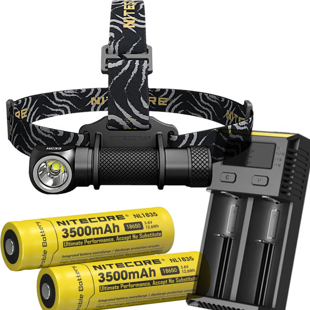 Налобный фонарь NITECORE HC33 CREE XHP35 HD LED макс. 1800 люмен расстояние луча 187 м налобный 8
