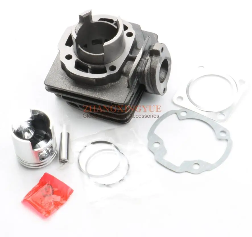 Cylinder Kit 50cc цилиндр комплект и поршневой комплект и цилиндра прокладка для derbi vamos 50 41 мм/10 мм 2 т - Цвет: Cylinder Kit