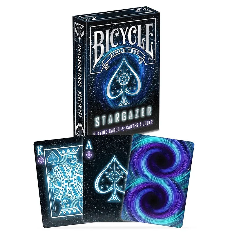6 DECKS BICYCLE STARGAZER POKER PLAYING CARDS TRICKS SEALED BOX CASE NEW 