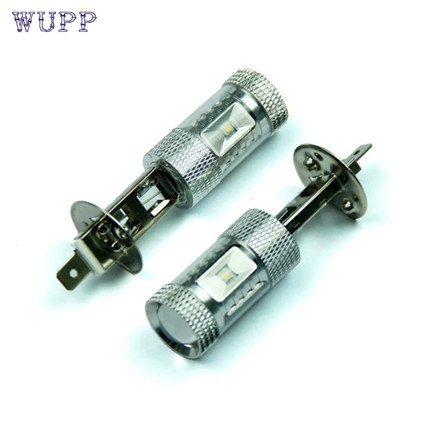 

wupp Car light 2 pcs H1 30W LED Car Driving Fog Lamp Head Rear Lights Car Auto Bulb LED Lamp Bulb Light Lamp Top Quality #0112