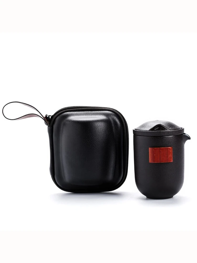 TANGPIN черный керамический чайник чайные чашки чайный набор портативный чайный набор для путешествия с сумкой для путешествий