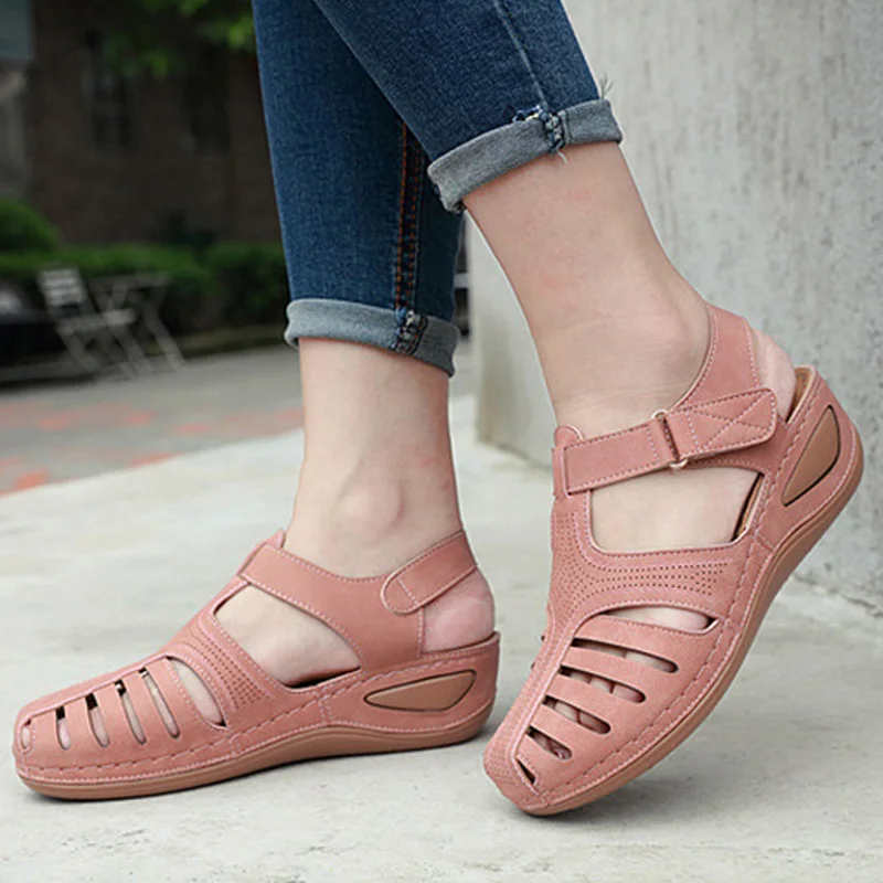 

New Summer Shoes Women Wedge Sandals Soft Comfortable Casual Women Shoes Female Wedges Fashion Brand Plus Size 42 A1577