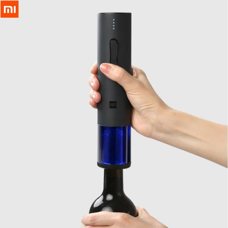 Xiaomi Mijia Huohou автоматическая открывалка для бутылок красного вина Электрический штопор фольга резак пробковый инструмент 6S открытая батарея 550 мАч