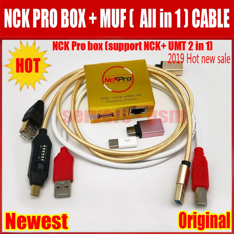 Новейший NCK Pro box NCK Pro 2 box(поддержка NCK+ UMT 2 в 1) для Huawei+ все в одном кабеле(кабель UMf