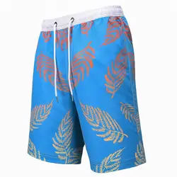 Мужские повседневные шорты с принтом пляжные свободные брюки быстросохнущие спортивные брюки для фитнеса короткие спортивные мужские