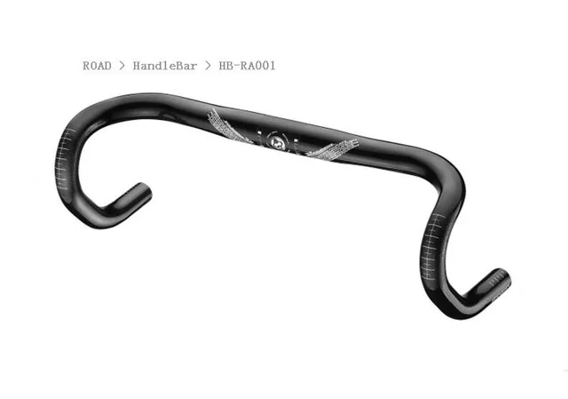 Cheap FOURIERS HB-RA001 Road Handlebar Carbon fiber handlebar ultralight carbon road handlebar 400/420 / 440MM