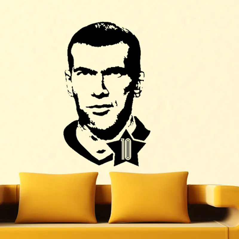 aliexpress : buy the famous football player zinedine zidane art