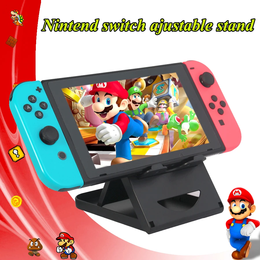 

Nintend Switch Accessories Portable Adjustable Stand Nintendoswitch Holder Bracket Compact Playstand for Nintendo Switch Console