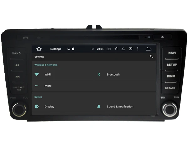 Perfect Android 8.0 CAR Audio DVD player FOR SKODA Octavia (2004-2011) gps Multimedia head device unit receiver BT WIFI 4