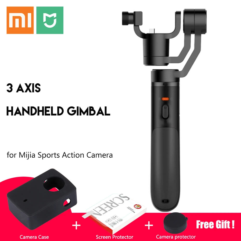 

Original Xiaomi Mijia 3 Axis Brushless Handheld Gimbal Stabalizer for Mijia Mini Sports Action Camera Support Vertical Mode